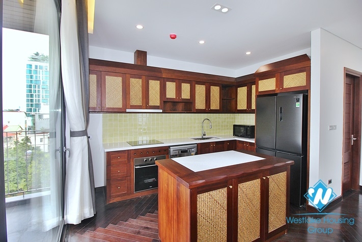 A brand new duplex 3 bedroom apartment in Dang thai mai, Tay ho